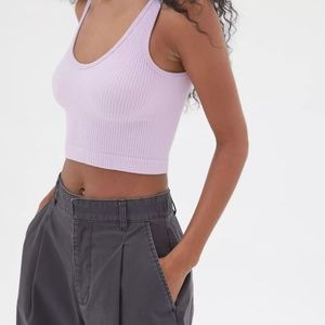 UO Out From Under Drew Seamless Ribbed Bra Top